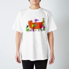 嬉々!! CREATIVEのrisa ikeda / 鳥の親子 Regular Fit T-Shirt