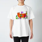 嬉々!! CREATIVEのrisa ikeda / 鳥の親子 Regular Fit T-Shirt