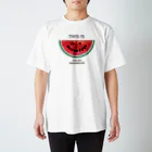 BUCKET LISTのSMILING WATERMELON Regular Fit T-Shirt