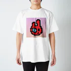 みしぇるのSHOPのポップなうさぎ Regular Fit T-Shirt