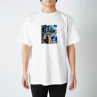 Higanbanaxの加工パーカー Regular Fit T-Shirt