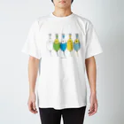 鳥美術部のトリ絵の具　セキセイインコセット Regular Fit T-Shirt