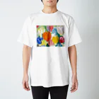 きいちごのあさのチューリップ畑 Regular Fit T-Shirt