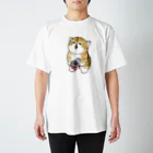 mofusandのごはんちょーだい Regular Fit T-Shirt