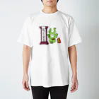 生物＝ケモノのヲ店のひっくりかえる Regular Fit T-Shirt