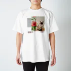 CHANMARKET のハイビスカスとシャム猫コア氏 Regular Fit T-Shirt