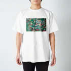 デンデンのサボサボテン Regular Fit T-Shirt