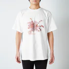 シマノカタチのミノカサゴ〈レッド〉 Regular Fit T-Shirt