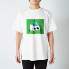 techichiの半身ネコ スタンダードTシャツ