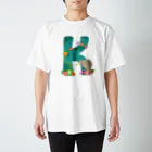 シラギク堂本舗のKはKiwiのK スタンダードTシャツ