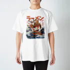 MitsubaPrintsの神奈川沖ラーメンTシャツ スタンダードTシャツ