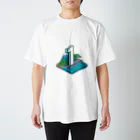 やま・かわ・どうろの【ドット絵】国道1号 スタンダードTシャツ