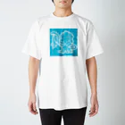 イカぽんちの波間のぽんち Regular Fit T-Shirt