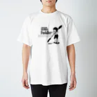 CK & outdoorマガジン店のガールパドラー　白黒 Regular Fit T-Shirt