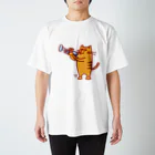 otoshimono-music shopのどや猫楽団・トランペット（上手入場） Regular Fit T-Shirt