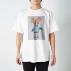 くまねこのハッピーちゃん Regular Fit T-Shirt