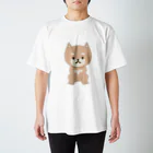 libraryの柴犬 Regular Fit T-Shirt