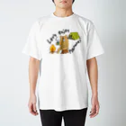 動物と自然が好きな人のための雑貨屋のキャンパー熊くん スタンダードTシャツ