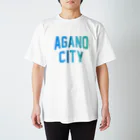 JIMOTO Wear Local Japanの阿賀野市 AGANO CITY スタンダードTシャツ