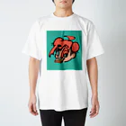 ハピジャム定期の人の店のパンを食べる安藤A子くん・改 Regular Fit T-Shirt