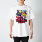 痛快ぶっちぎりバブーンのゆとりロックンロール万歳(黒っ) Regular Fit T-Shirt