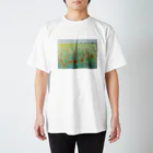 しまりす工房のキラキラ「ミーコの世界探索」 Regular Fit T-Shirt