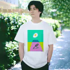 コウイカの遠い目のSUNNY SIDE UP Regular Fit T-Shirt