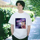 ハムスターが主なS.Hのスペースハムスター Regular Fit T-Shirt
