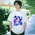 超水道のghostpia ショートスリーブTシャツ【ブルージジイ[Restructuring]】 Regular Fit T-Shirt