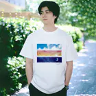 地球屋SUZURI店の空図鑑(ロゴ入り) Regular Fit T-Shirt