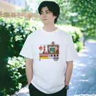 Free love,Freedom のカエルくんの"一所懸命"屋台 Regular Fit T-Shirt