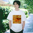 つつみあまねの蝶々柄Tシャツ Regular Fit T-Shirt