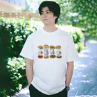 mofusandのにゃんこバーガー Regular Fit T-Shirt