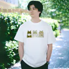 minachape STOREの3匹の猫 Regular Fit T-Shirt