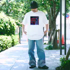 源氏サイバー絵巻の京都に揺らめく電脳幽霊 Regular Fit T-Shirt