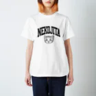 nya-mew（ニャーミュー）の猫舌カミングアウト_グレー Regular Fit T-Shirt