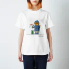 mapechiのトラネコしまお、雨友 スタンダードTシャツ