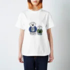 ひなたけ商店のCAPTAIN WHITE BEAR AND JUNIOR 浴衣Tシャツ スタンダードTシャツ