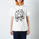 テクテクと。イラスト部のヒグマの子　「キムンカムイ君」1カラー Regular Fit T-Shirt