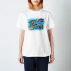 studioaoの琵琶湖淀川水系の淡水魚たち Regular Fit T-Shirt