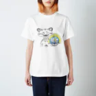 Karuna_oh_202の誰得カエル型宇宙人 Regular Fit T-Shirt