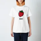 食べ物グッズ広場のいちご スタンダードTシャツ