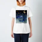 NEONEONの夜を泳ぐクジラ スタンダードTシャツ