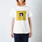 【全盲の絵描き】オバケのタムタムの【全盲の画家】うし スタンダードTシャツ