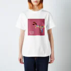 【全盲の絵描き】オバケのタムタムの【全盲の画家】カラフルなシカ スタンダードTシャツ