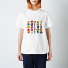 hr. grassのYURU ANIMAL_カラフル Regular Fit T-Shirt