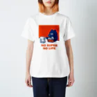 トマトマーケットのNO SUPER,NO LIFE(レッド) Regular Fit T-Shirt