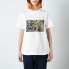 PLUMＭOONの水彩画デザイン Regular Fit T-Shirt