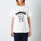 Crazy Rabbit Shop IkedaのおなかいたいウサギT スタンダードTシャツ
