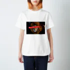 ブーブスエイリアンの百獣の王ライオン ロゴT 티셔츠